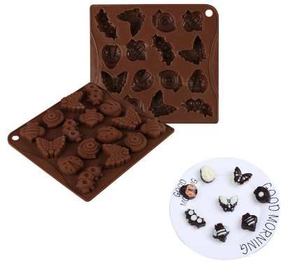 Molde bonbon  20x17 bichos