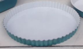 Tartera rizada ceramica antiadherente 24 cm