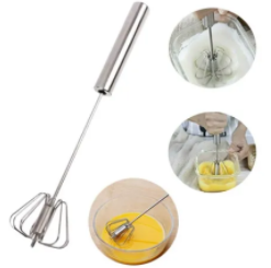Batidor semiautomatico acero 30 cm