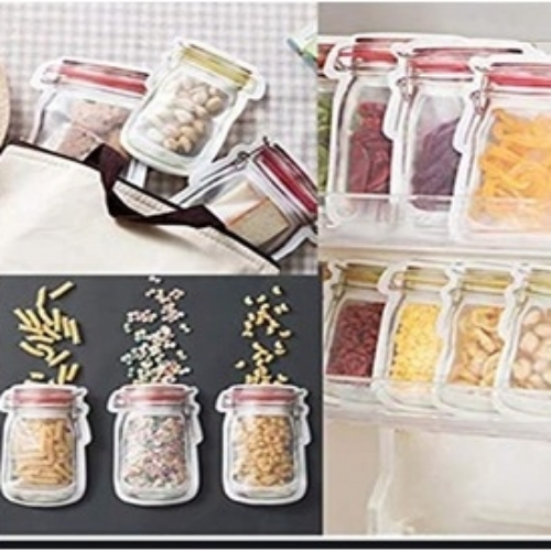 Bolsa hermetica x3 500ml simil frasco