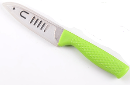 Cuchillo acero con vaina y cabo plastico 20 cm