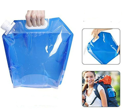 Bolsa plastica plegable 10 lts