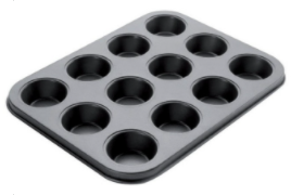 Molde muffins x 12 antiadherente