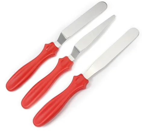 Set x 3 espatulas repostería 24 cm aprox blister