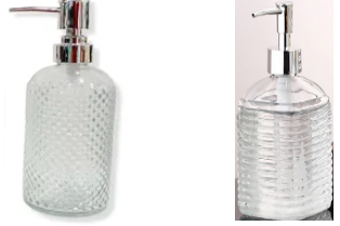 Dispenser jabon vidrio 450ml