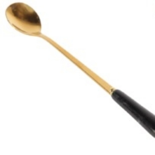 Cuchara submarino dorada mgo ceramica negro