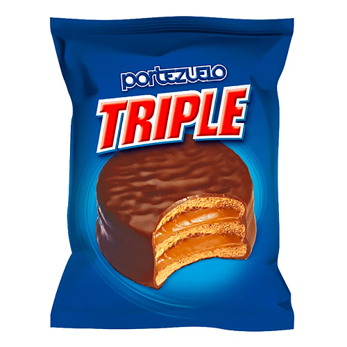 Alfajor Chocolate Triple  Portezuelo