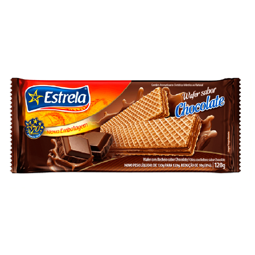 Galletitas Waffles Estrela Choco 100g