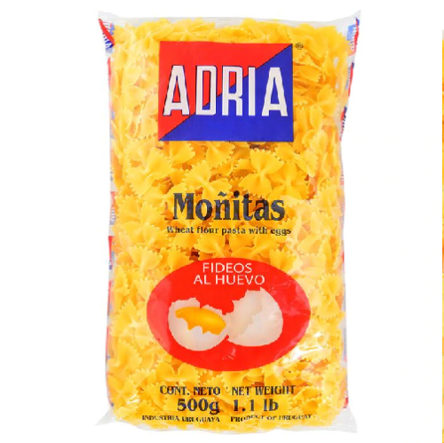 Fideos Adria Moñitas 500 Grs