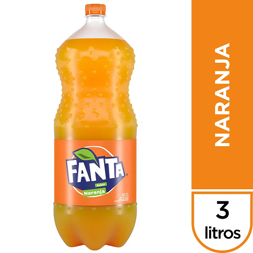 Fanta Naranja Original 3 Lts