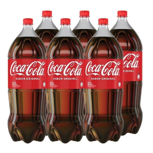 Coca Cola 3 Lts Original x 6 UN