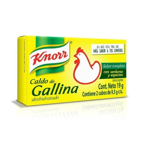 Caldo knorr Gallina x 2