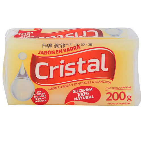 Jabon Barra Cristal