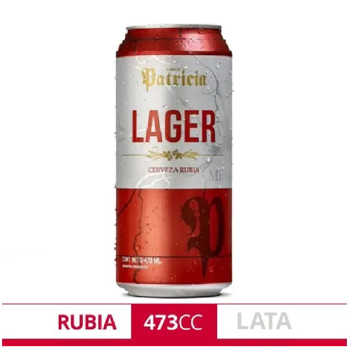 Cerveza Patricia Lata 473 ml