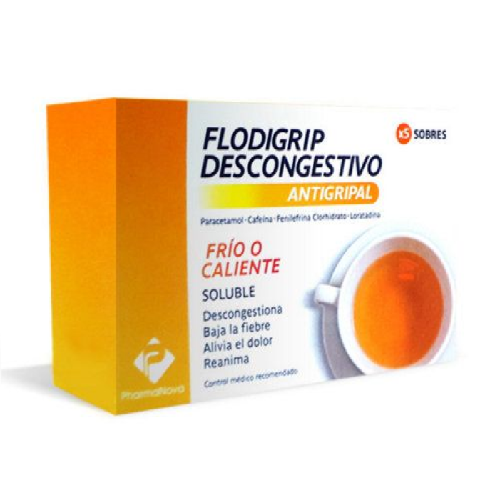 Antigripal FlodiGrip Caliente Sobre