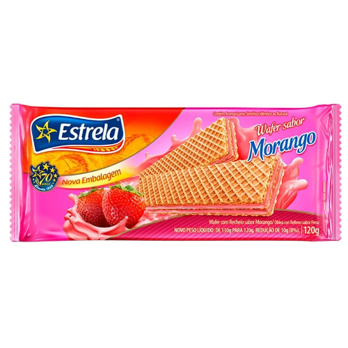 Galletitas Waffles Estrela Frutilla 100g