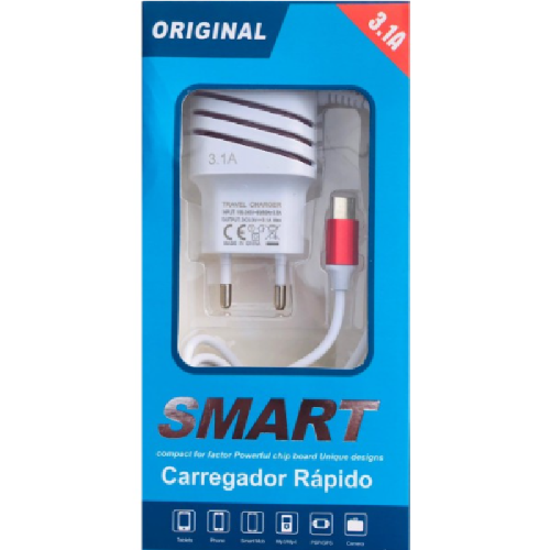 Cargador Tipo C Smart Rapido 3.1