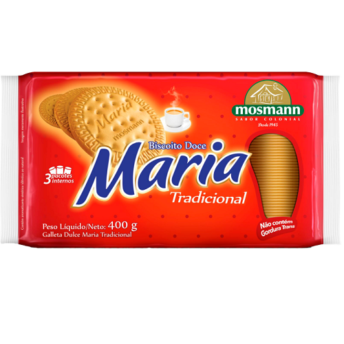 Galletitas Maria Tubo x 3 Mosmann 400 Grs