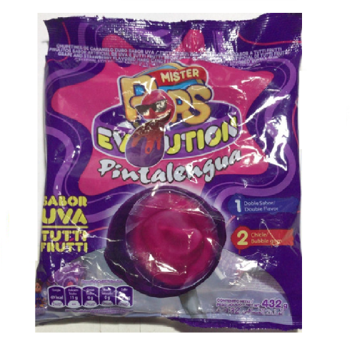 Chupetines Mr Pop Evo Uva