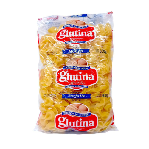 Fideos Corbatas Glutina 500 Grs