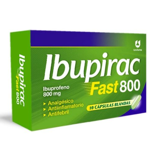 Ibupirac Fast 800 mg 10 Capsulas Blandas