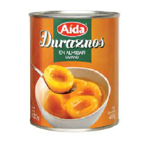 Durazno en Almibar Aida 820