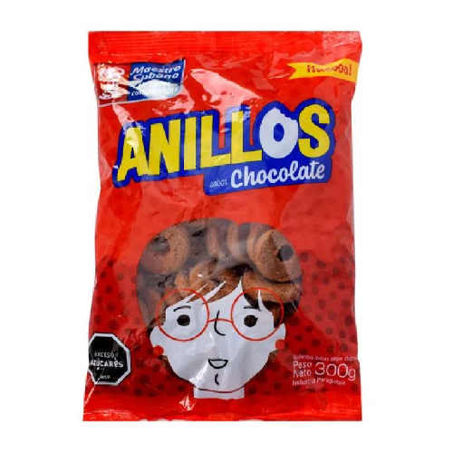 Anillos Chocolate Maestro Cubano 300 Grs