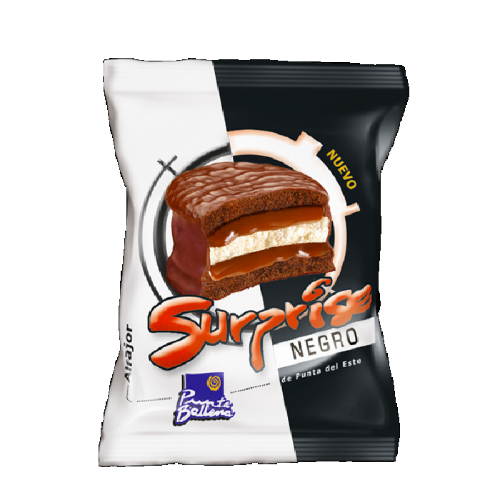 Alfajor Surprise Negro  P Ballena
