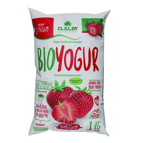 BioYogur Claldy Frutilla  1 Ltrs