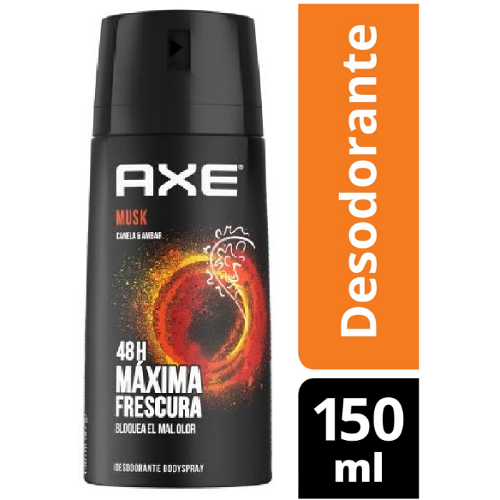 Desodorante AXE Musk en Aerosol 150 ml