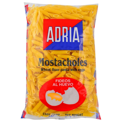Fideos Mostacholes Adria 500 Grs