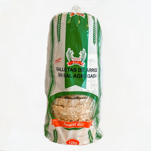 Galleta Arroz s/sal Natural Rice