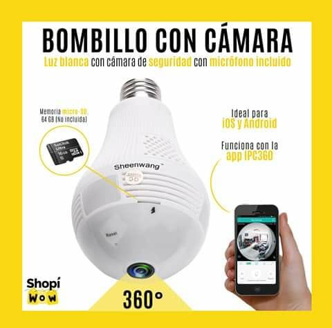 CÁMARA BOMBILLO
