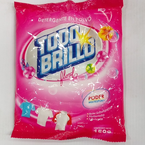 Detergente Todo Brillo Floral 150 gr.