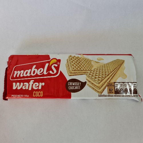 Wafer Mabels Coco 110 gr.