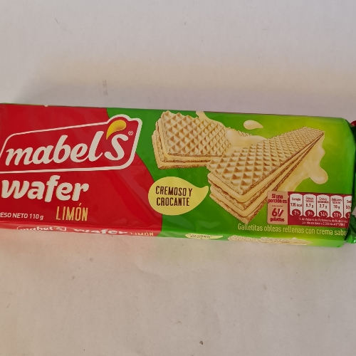 Wafer Mabels Limon 110 gr.