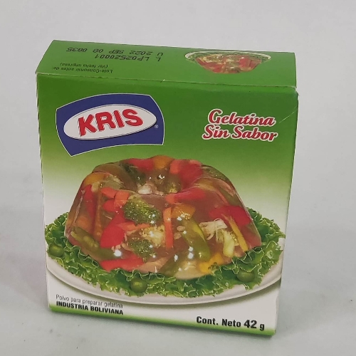 Gelatina sin Sabor Kris 42 gr.