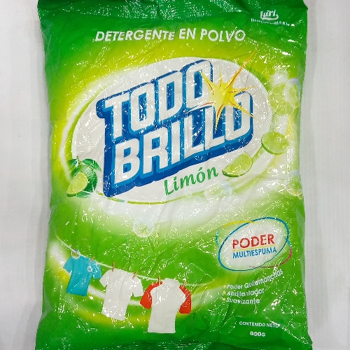Detergente Todo Brillo Limon 800 gr.