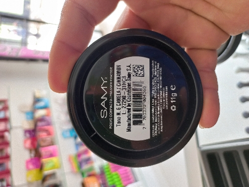 Polvo compacto samy #6 canela
