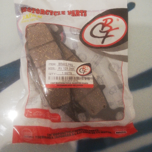 Pastillas delanteras Rv 125 2002