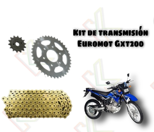 Kit de transmisión Euromot Gxt200 CBF