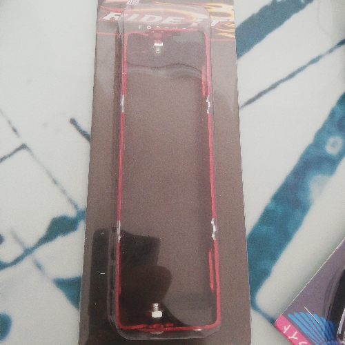 Porta patente universal regulable rojo