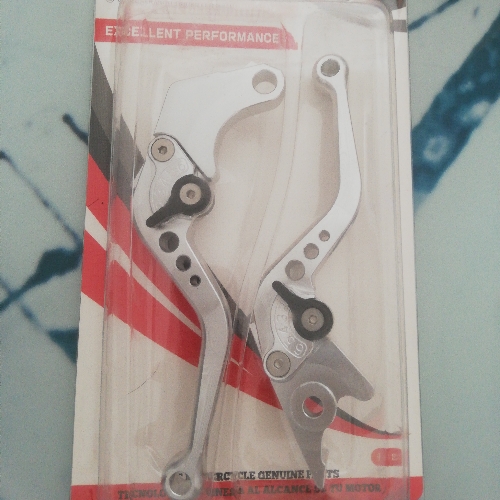 Manillas regulables Honda Cb190 plateadas CBF