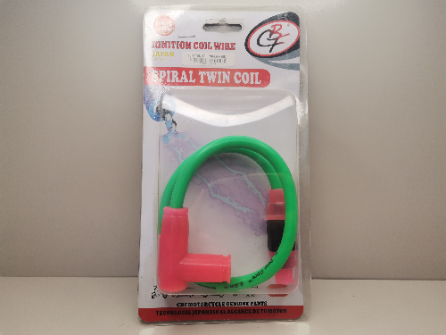Cable de bujia verde