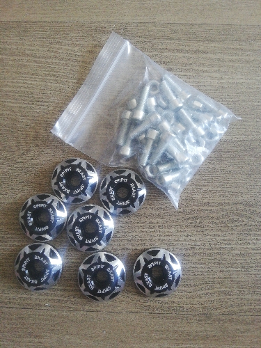 Pernos para patente negro