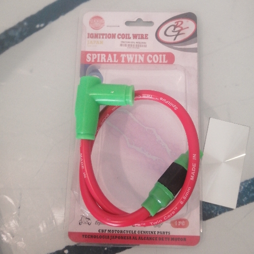 Cable de bujia rojo