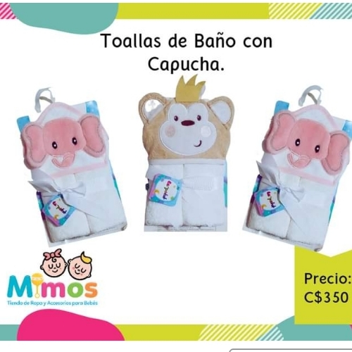 Toallas de Baño con capucha Lepetit