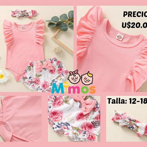 Conjunto Floreado de Calzón
