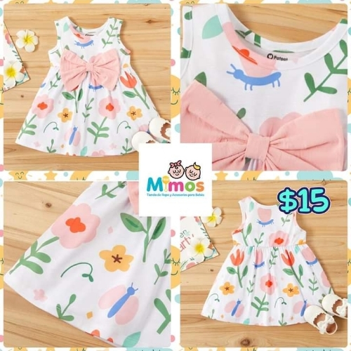 Vestido Floreado de Lazo