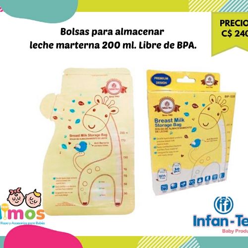 Bolsas para Leche